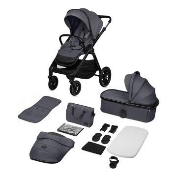 Lionelo - Passeggino combinato 2-in-1 LAYLA Grey Stone