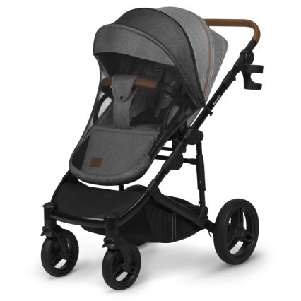 Lionelo - Passeggino combinato 2 in 1 MARI TOUR Grigio Pietra