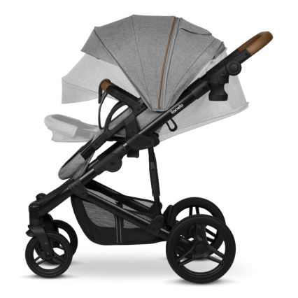Lionelo - Passeggino combinato 2 in 1 MARI TOUR Grigio Pietra