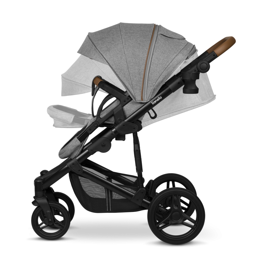 Lionelo - Passeggino combinato 2 in 1 MARI TOUR Grigio Pietra