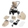 Lionelo - Passeggino combinato 2 in 1 MERIL Beige Sand