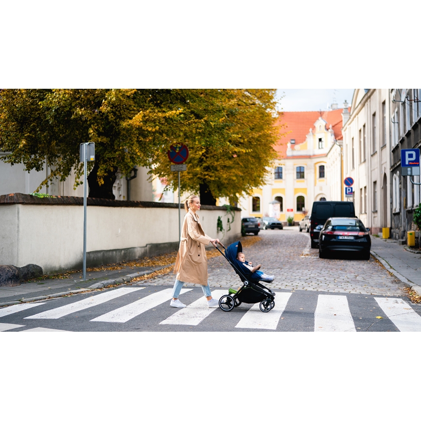 Lionelo - Passeggino combinato 2 in 1 MIKA Blue Navy