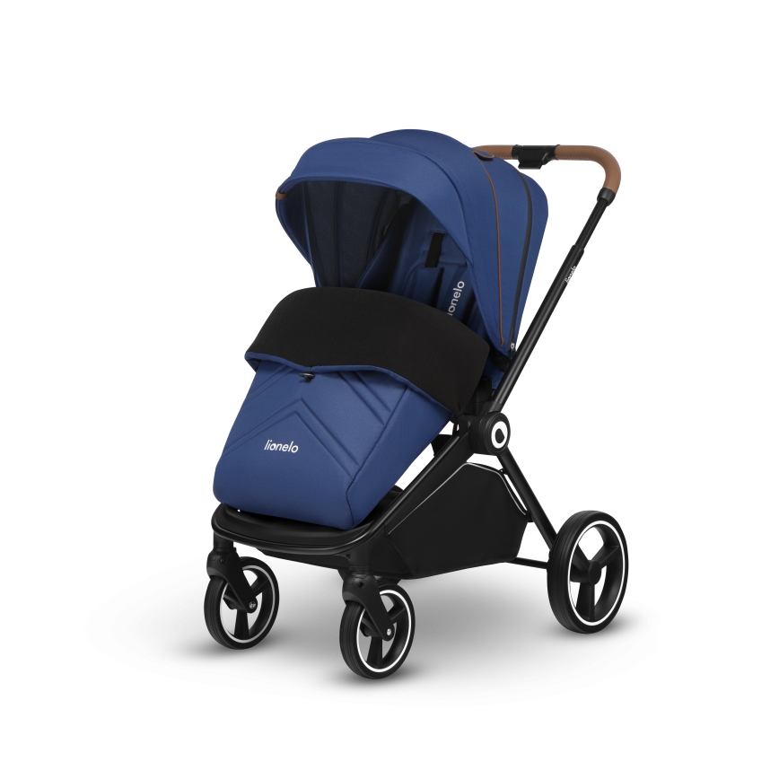Lionelo - Passeggino combinato 2 in 1 MIKA Blue Navy