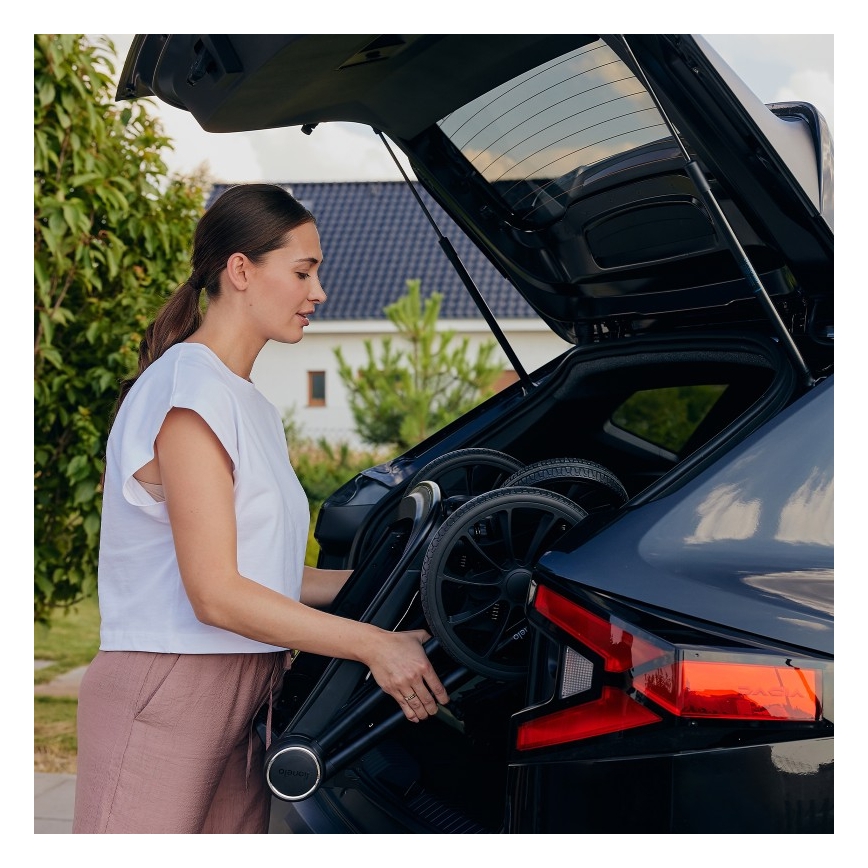 Lionelo - Passeggino combinato 2 in 1 MIKA PLUS Grey Stone