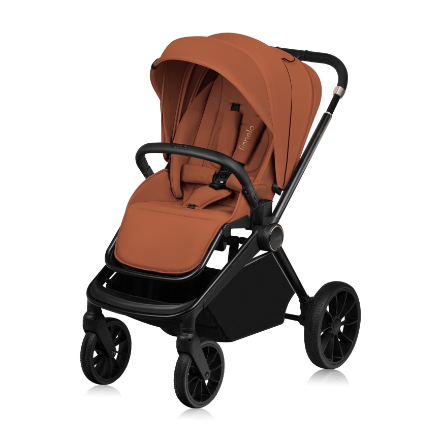 Lionelo - Passeggino combinato 2 in 1 MIKA PLUS Marrone ruggine