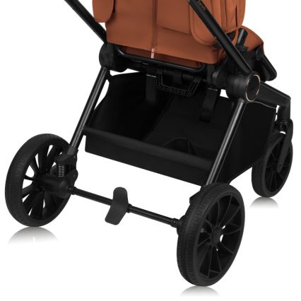 Lionelo - Passeggino combinato 2 in 1 MIKA PLUS Marrone ruggine