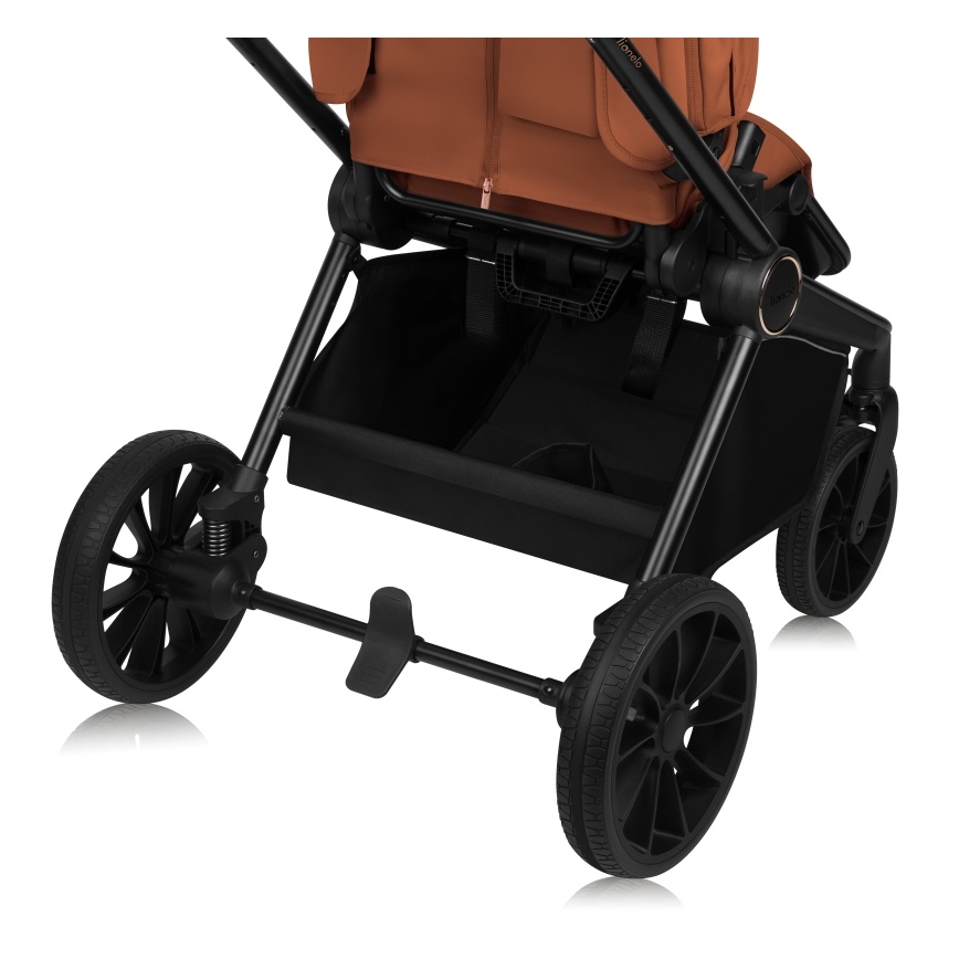 Lionelo - Passeggino combinato 2 in 1 MIKA PLUS Marrone ruggine