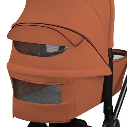 Lionelo - Passeggino combinato 2 in 1 MIKA PLUS Marrone ruggine