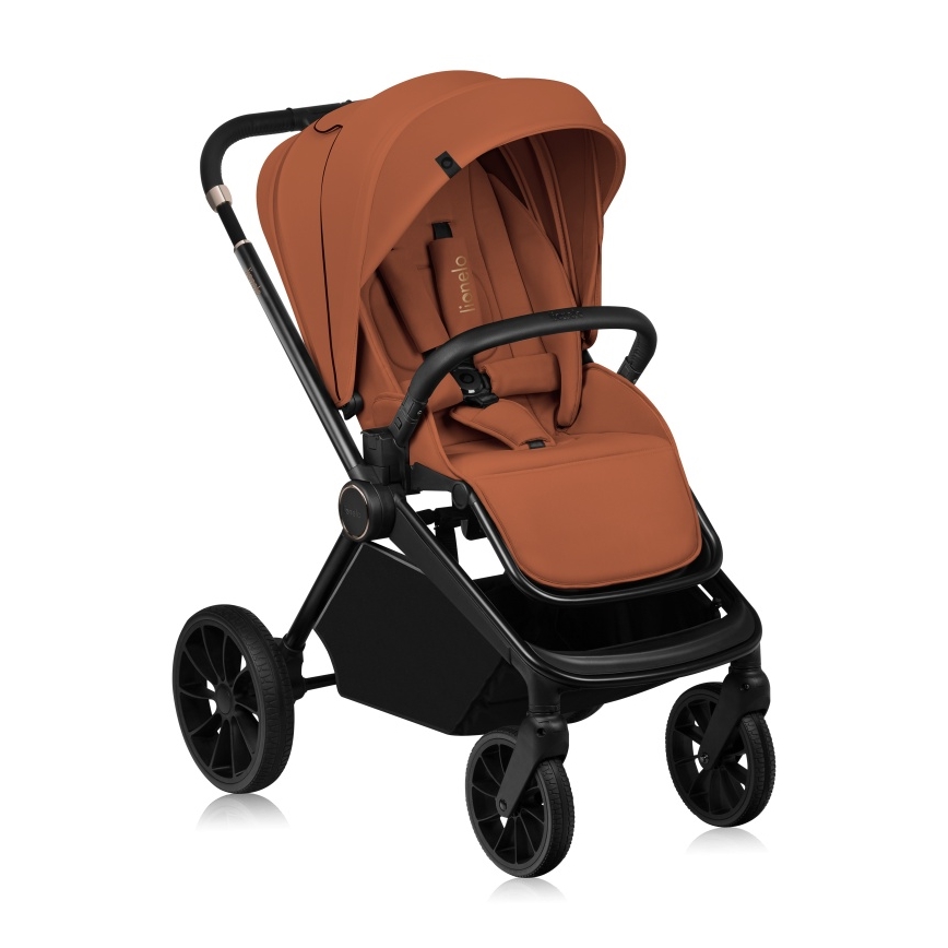 Lionelo - Passeggino combinato 2 in 1 MIKA PLUS Marrone ruggine