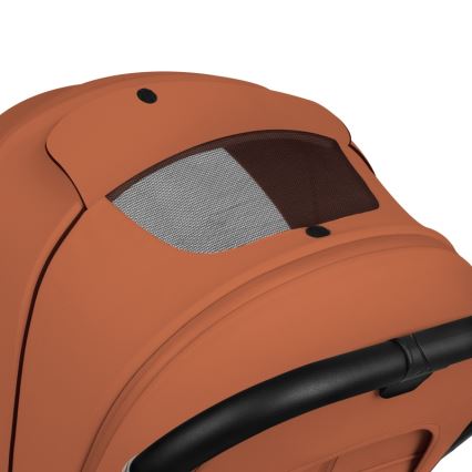 Lionelo - Passeggino combinato 2 in 1 MIKA PLUS Marrone ruggine