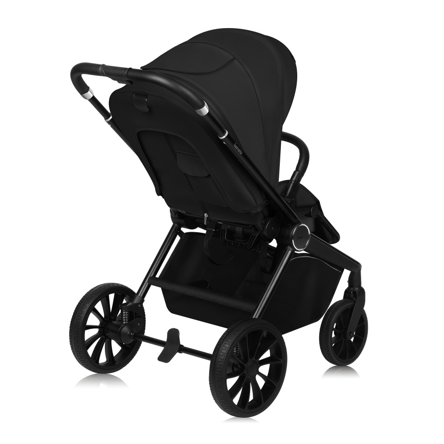 Lionelo - Passeggino combinato 2 in 1 MIKA PLUS Nero Onice