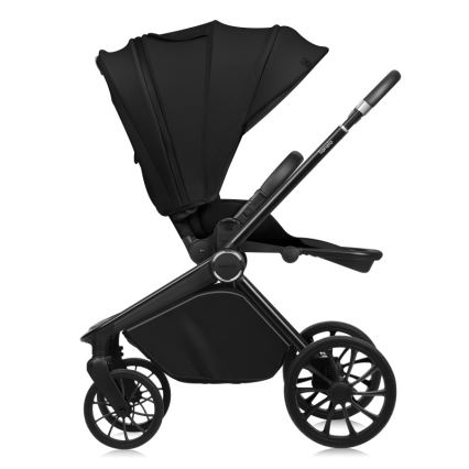 Lionelo - Passeggino combinato 2 in 1 MIKA PLUS Nero Onice
