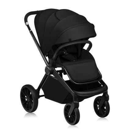 Lionelo - Passeggino combinato 2 in 1 MIKA PLUS Nero Onice
