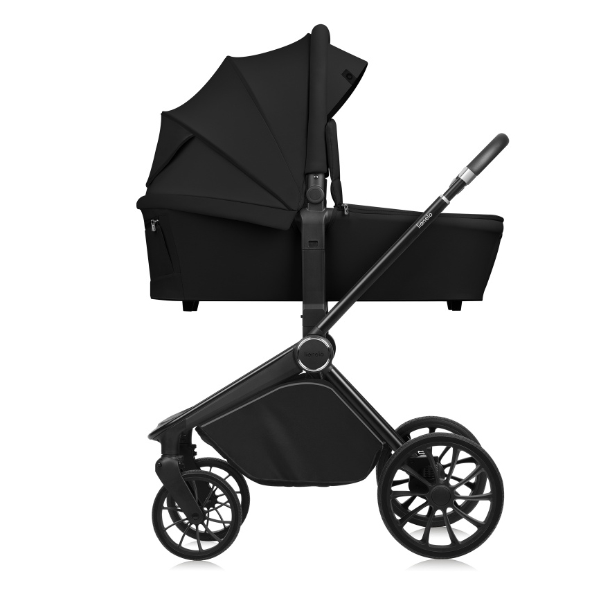 Lionelo - Passeggino combinato 2 in 1 MIKA PLUS Nero Onice