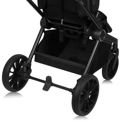 Lionelo - Passeggino combinato 2 in 1 MIKA PLUS Nero Onice