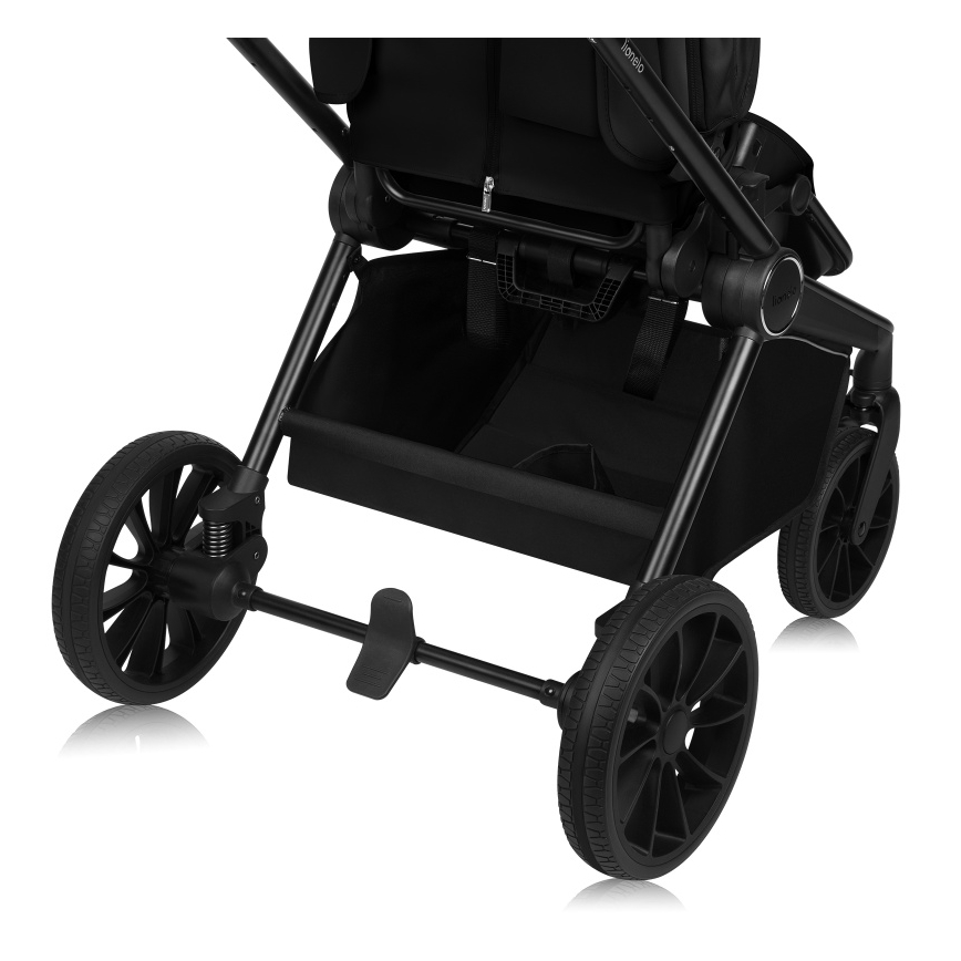 Lionelo - Passeggino combinato 2 in 1 MIKA PLUS Nero Onice