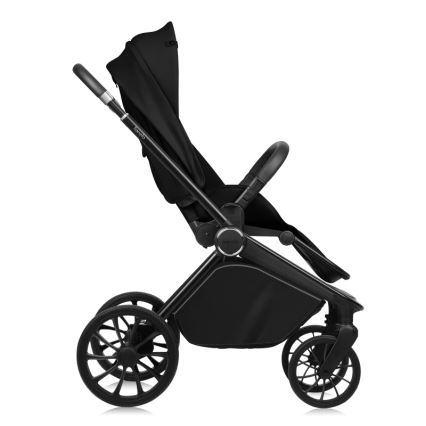 Lionelo - Passeggino combinato 2 in 1 MIKA PLUS Nero Onice