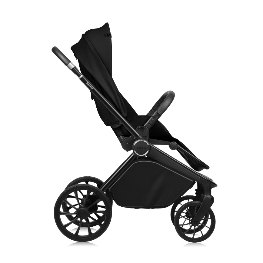 Lionelo - Passeggino combinato 2 in 1 MIKA PLUS Nero Onice