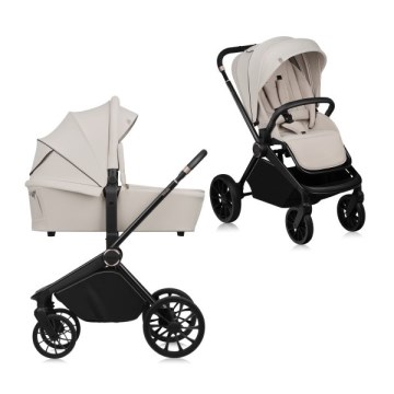 Lionelo - Passeggino combinato 2 in 1 MIKA PLUS Sabbia