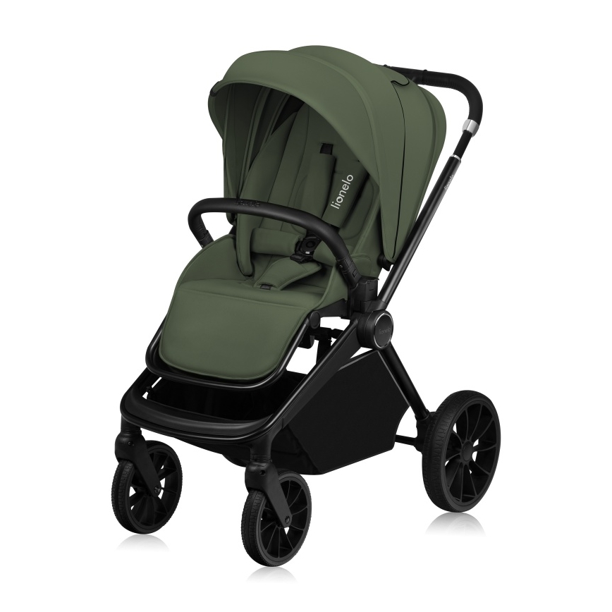 Lionelo - Passeggino combinato 2 in 1 MIKA PLUS Verde Oliva