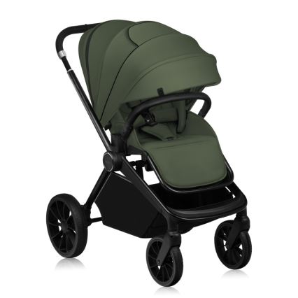 Lionelo - Passeggino combinato 2 in 1 MIKA PLUS Verde Oliva