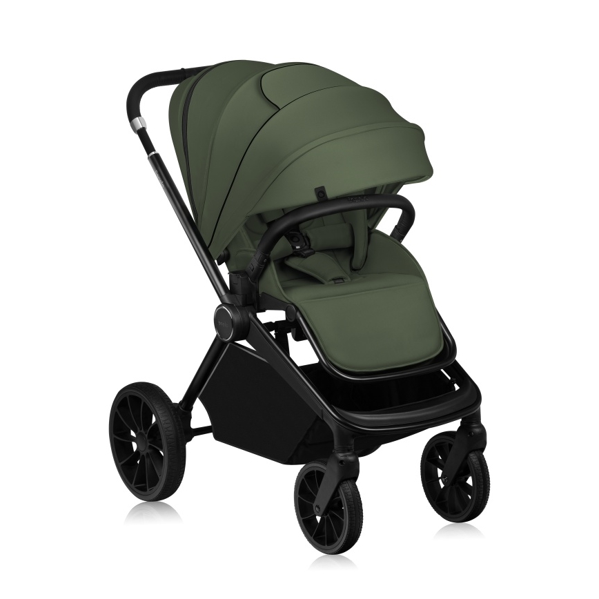 Lionelo - Passeggino combinato 2 in 1 MIKA PLUS Verde Oliva
