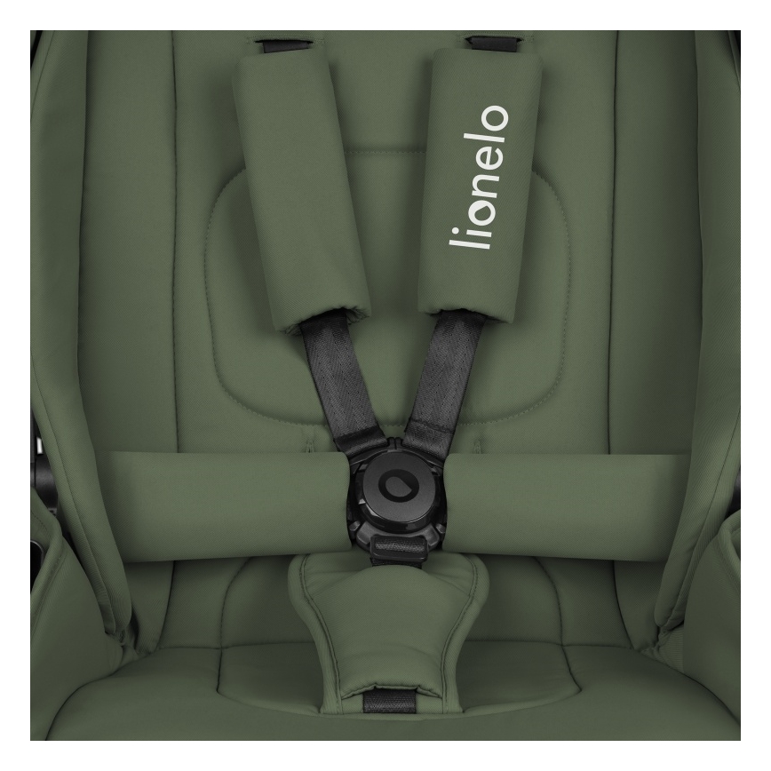 Lionelo - Passeggino combinato 2 in 1 MIKA PLUS Verde Oliva