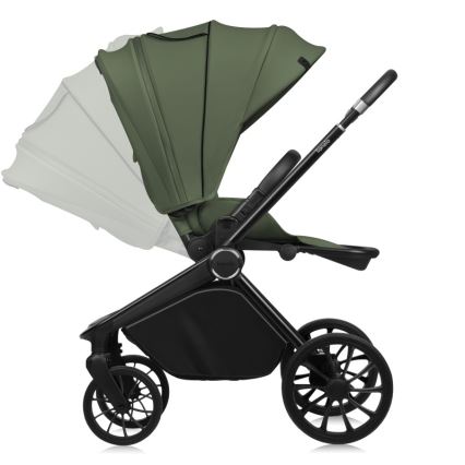 Lionelo - Passeggino combinato 2 in 1 MIKA PLUS Verde Oliva