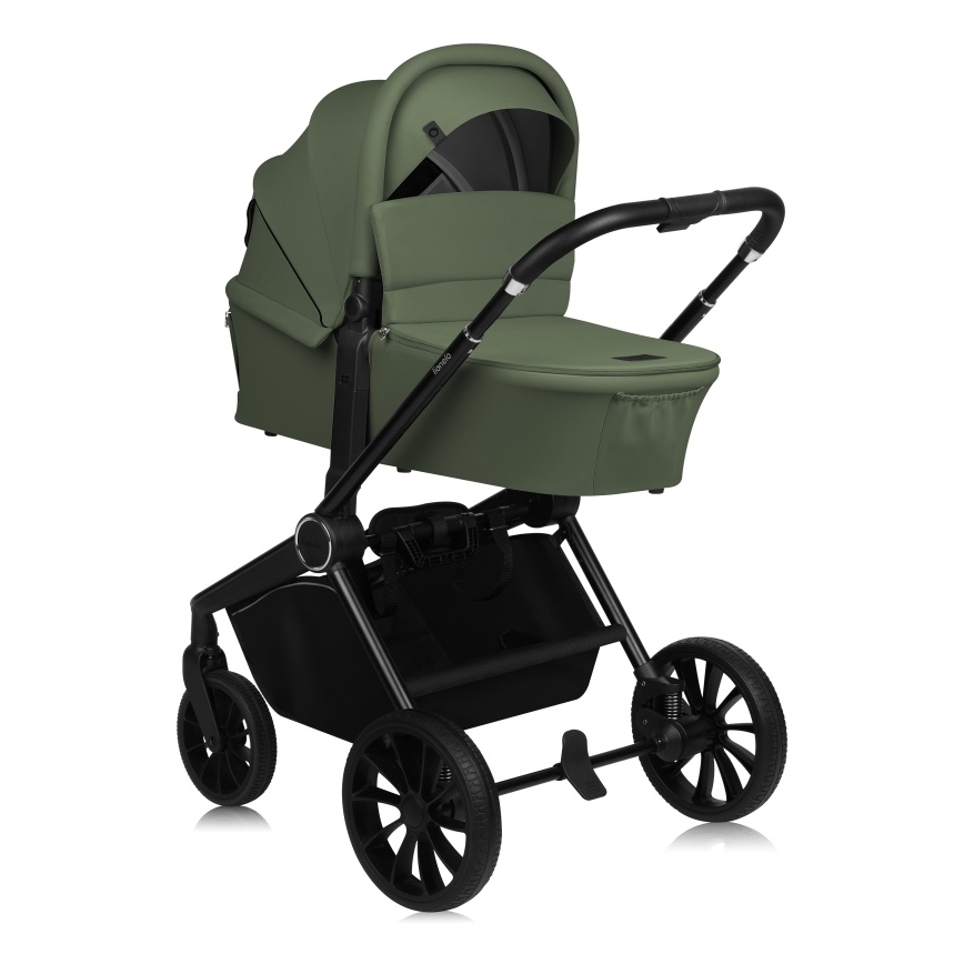 Lionelo - Passeggino combinato 2 in 1 MIKA PLUS Verde Oliva
