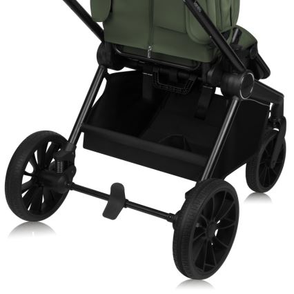 Lionelo - Passeggino combinato 2 in 1 MIKA PLUS Verde Oliva