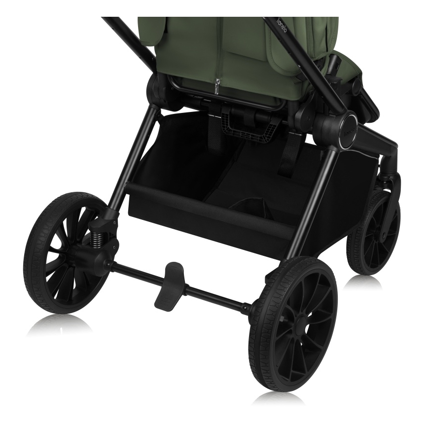 Lionelo - Passeggino combinato 2 in 1 MIKA PLUS Verde Oliva