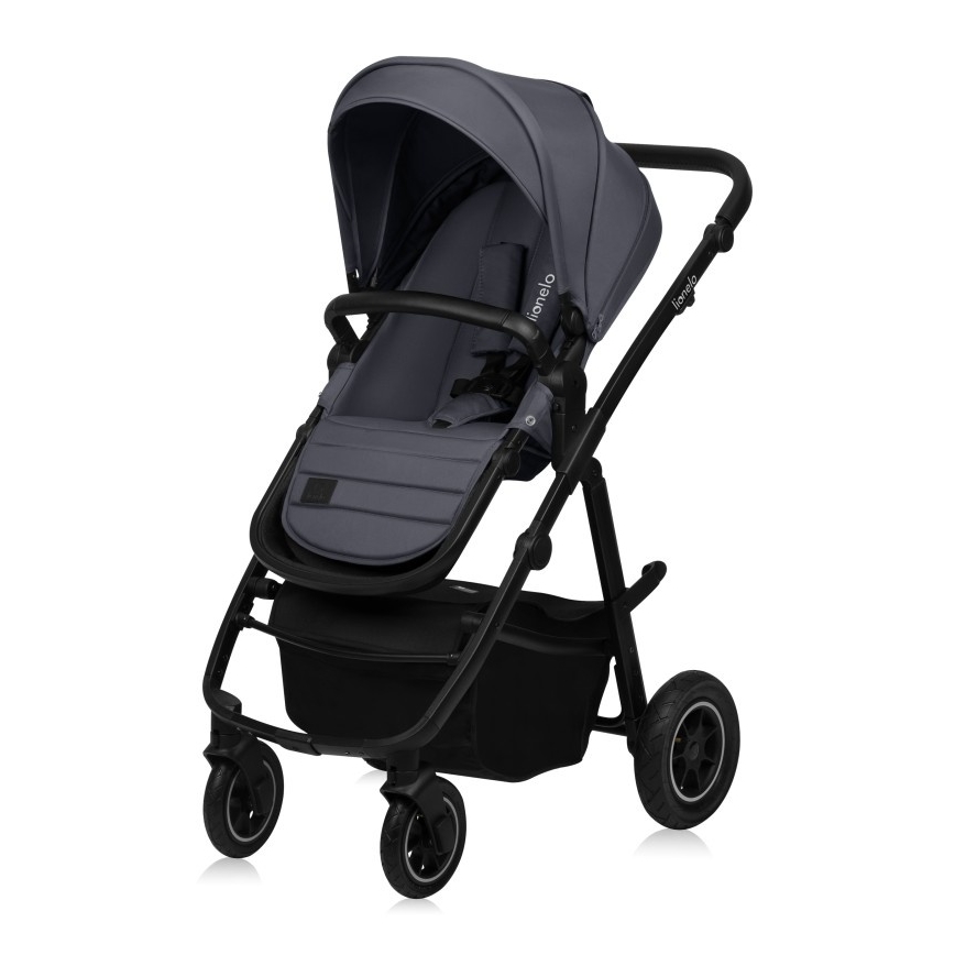 Lionelo - Passeggino combinato 3 in 1 AMBER PLUS grigio grafite