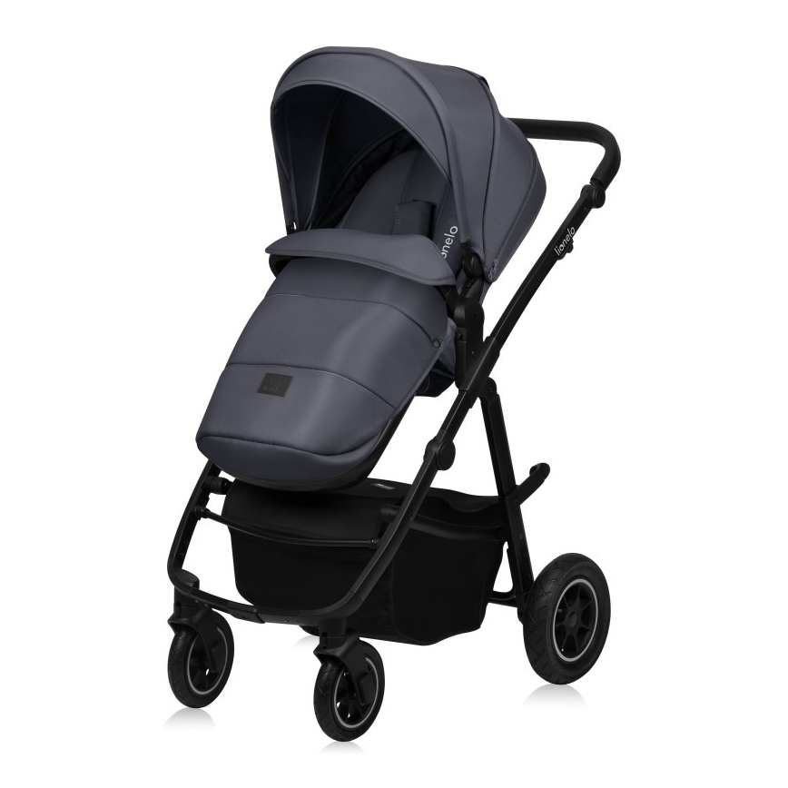 Lionelo - Passeggino combinato 3 in 1 AMBER PLUS grigio grafite