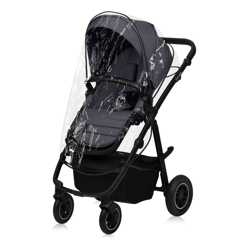 Lionelo - Passeggino combinato 3 in 1 AMBER PLUS grigio grafite