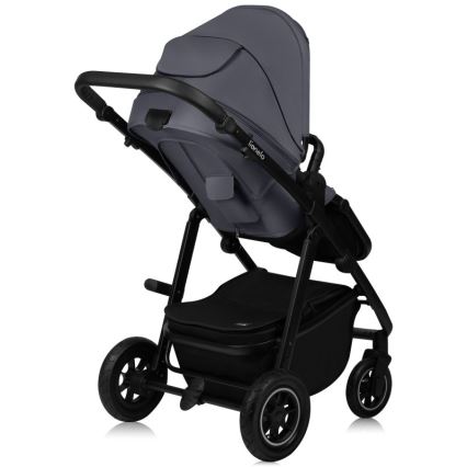 Lionelo - Passeggino combinato 3 in 1 AMBER PLUS grigio grafite