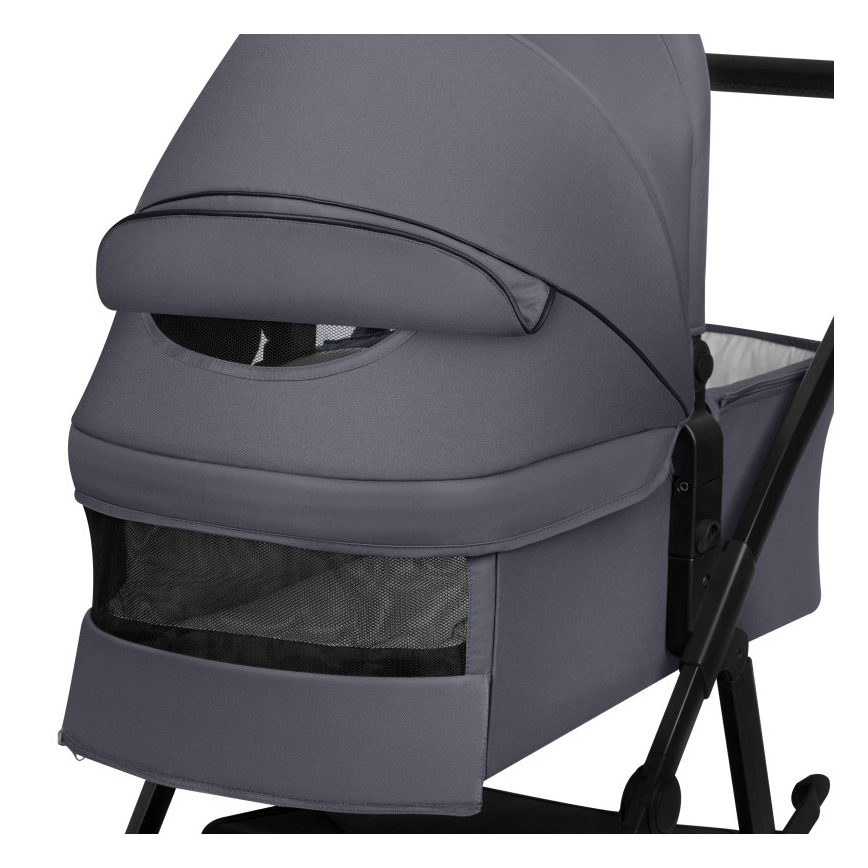 Lionelo - Passeggino combinato 3 in 1 AMBER PLUS grigio grafite
