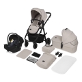 Lionelo - Passeggino combinato 3 in 1 AMBER PLUS Sabbia