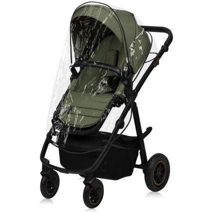 Lionelo - Passeggino combinato 3 in 1 AMBER PLUS Verde Foresta
