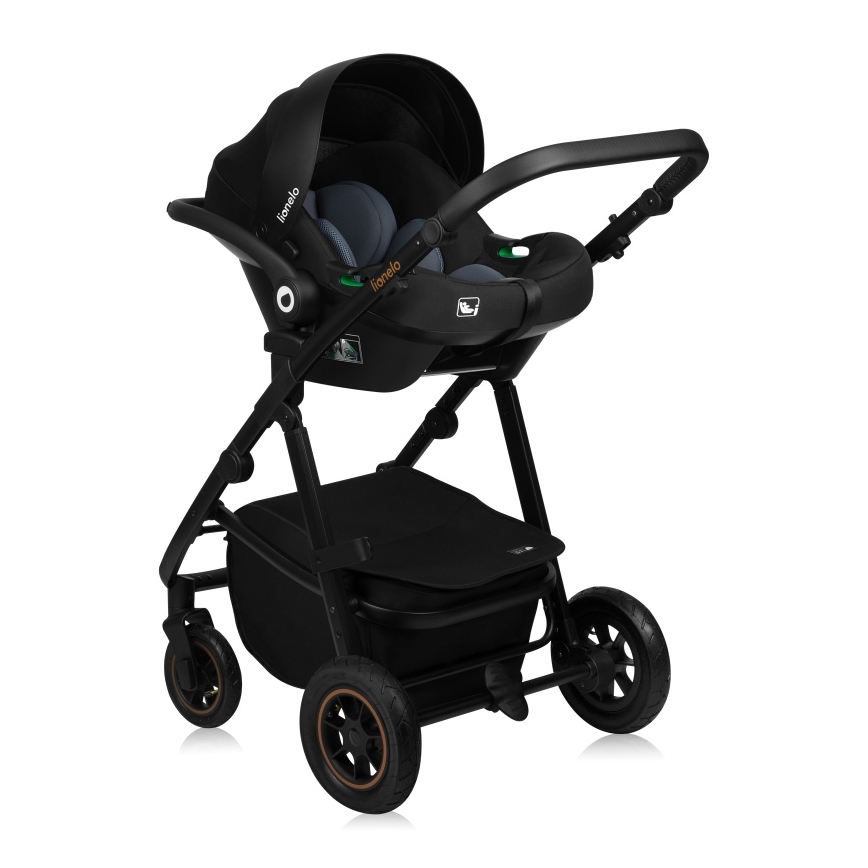 Lionelo - Passeggino combinato 3 in 1 AMBER PLUS Verde Foresta