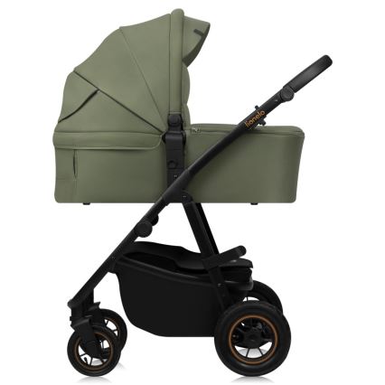 Lionelo - Passeggino combinato 3 in 1 AMBER PLUS Verde Foresta
