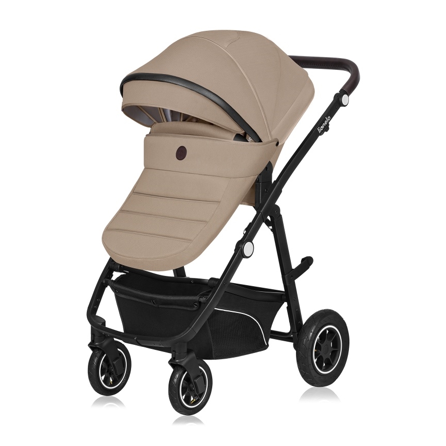 Lionelo - Passeggino combinato 3 in 1 BIANKA Beige Sabbia