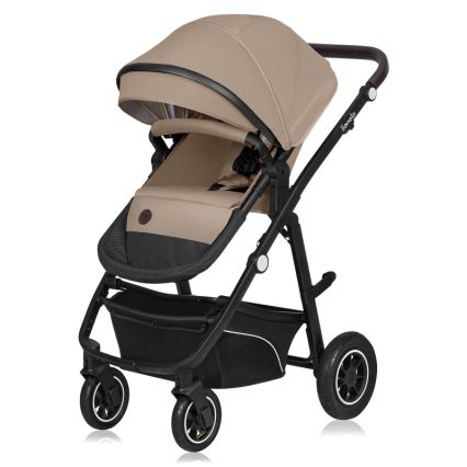 Lionelo - Passeggino combinato 3 in 1 BIANKA Beige Sabbia