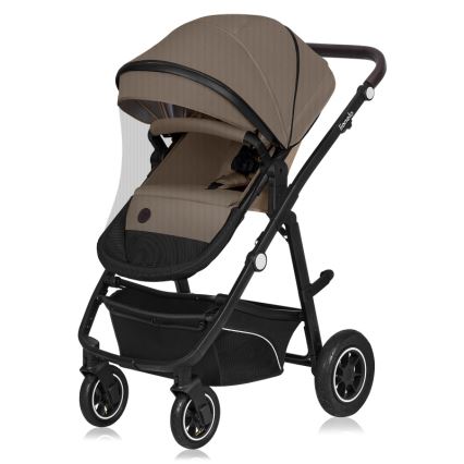 Lionelo - Passeggino combinato 3 in 1 BIANKA Beige Sabbia