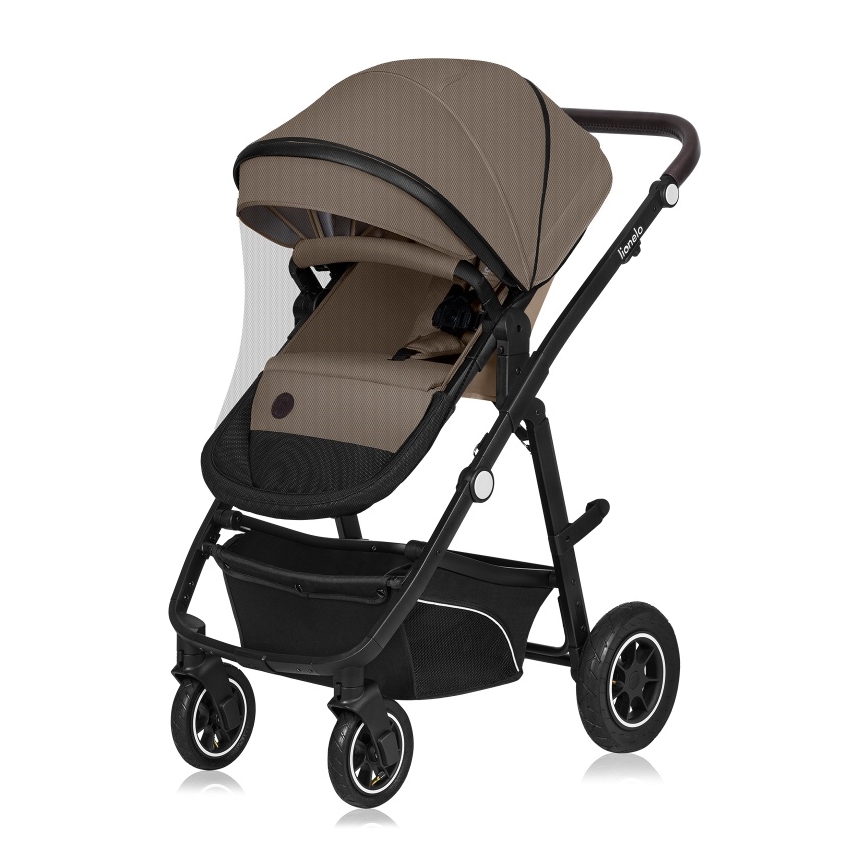 Lionelo - Passeggino combinato 3 in 1 BIANKA Beige Sabbia