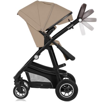 Lionelo - Passeggino combinato 3 in 1 BIANKA Beige Sabbia