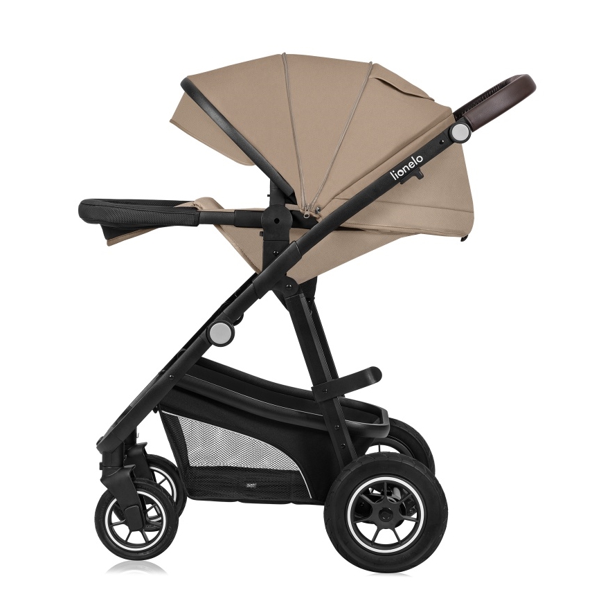 Lionelo - Passeggino combinato 3 in 1 BIANKA Beige Sabbia