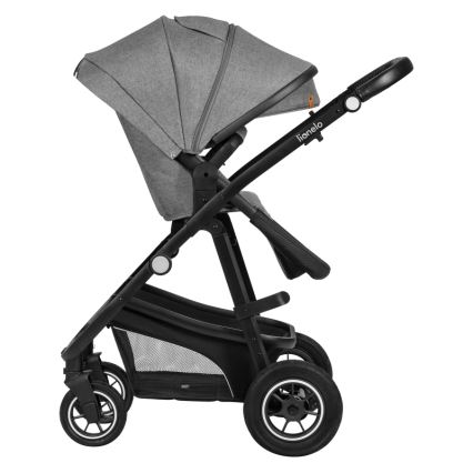 Lionelo - Passeggino combinato 3 in 1 BIANKA Grey Stone