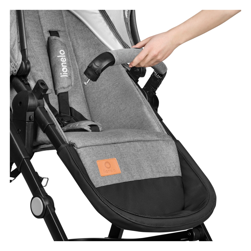 Lionelo - Passeggino combinato 3 in 1 BIANKA Grey Stone