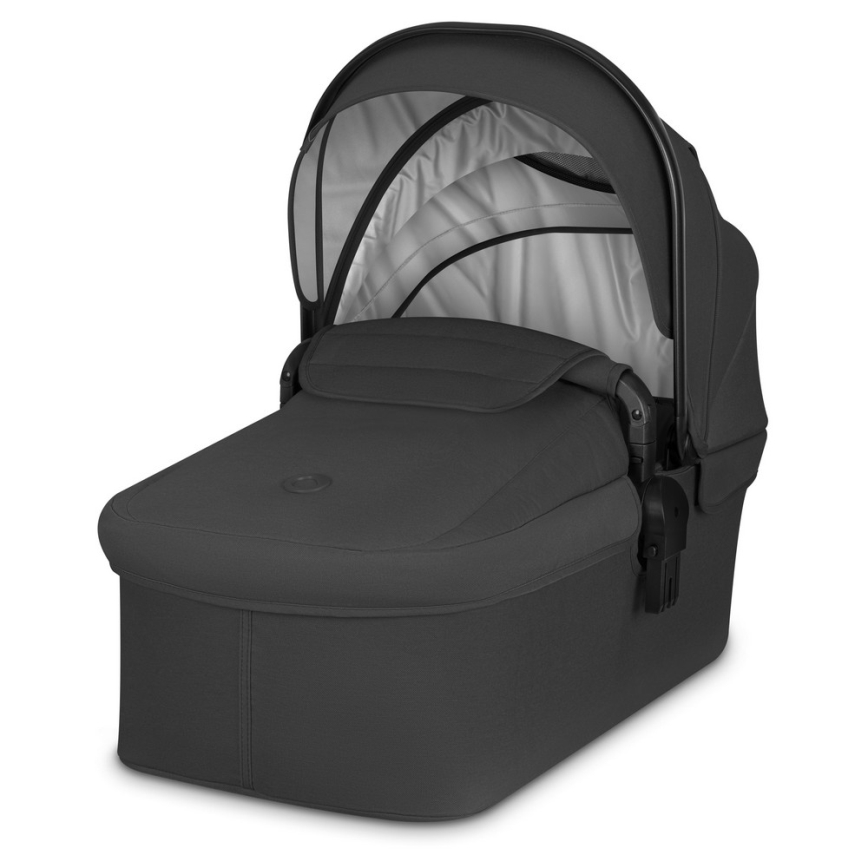 Lionelo - Passeggino combinato 3 in 1 BIANKA Onice Nera