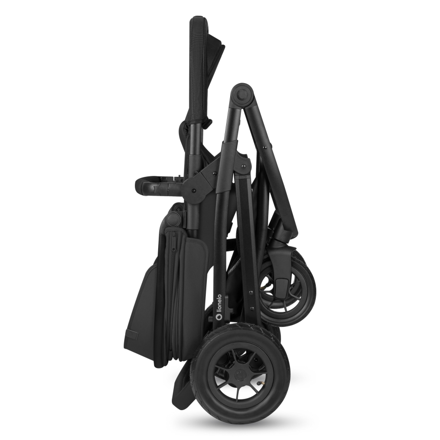 Lionelo - Passeggino combinato 3 in 1 BIANKA Onice Nera